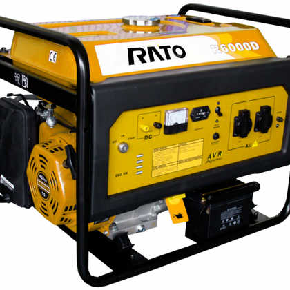 Бензогенератор (электростанция) RATO R6000D