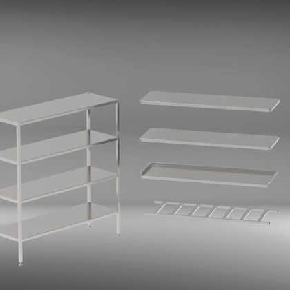 Стеллажи нержавеющие