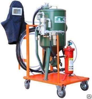 Установка абразивоструйная DSMG-100Ф-КПДУ+шлем+ФД-1 Zitrek